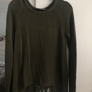 Forever 21 Olive Knit Sweater
